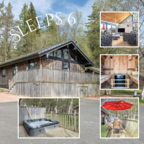 Luxury Cabin With Hot Tub, Sauna & Outdoor Dining